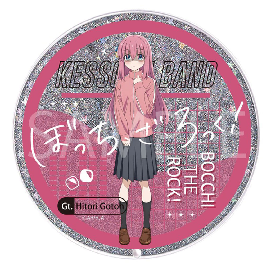 Hitori Gotoh Glitter Coaster - BOCCHI THE ROCK!, No. 01