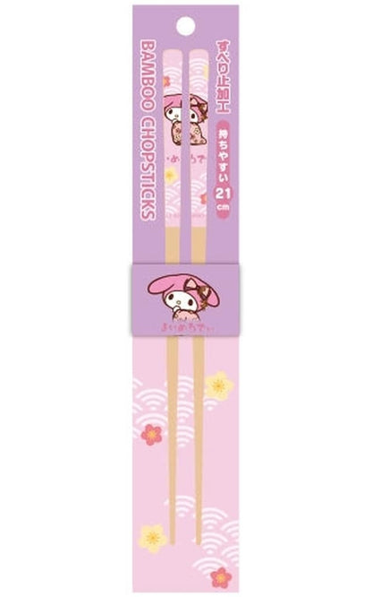 My Melody Princess Sanrio Shogun Series Bamboo Chopsticks