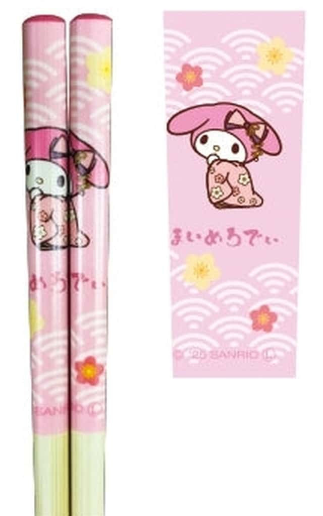 My Melody Princess Sanrio Shogun Series Bamboo Chopsticks