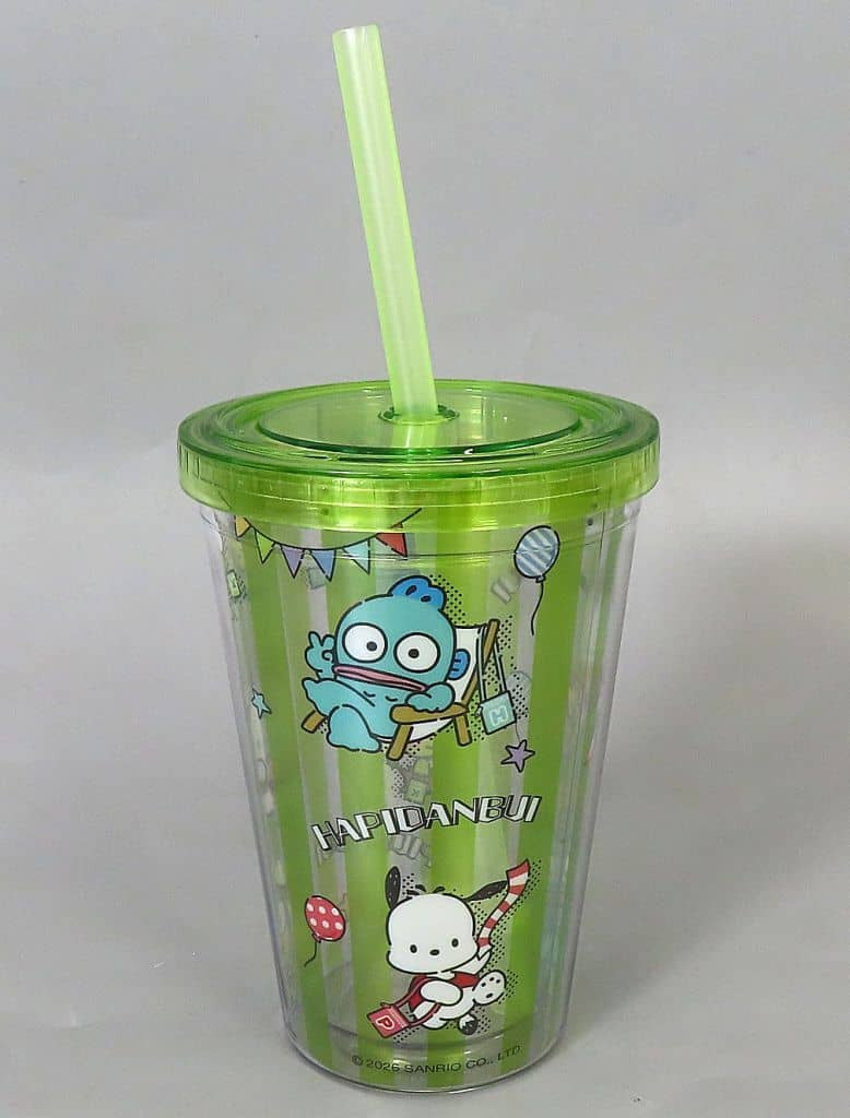 Sanrio Hapidanbui 2026 Yellow-Green Tumbler, No. 23