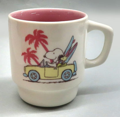 Snoopy Surfing Pink Mug Sanrio Lottery 2026, No. 6