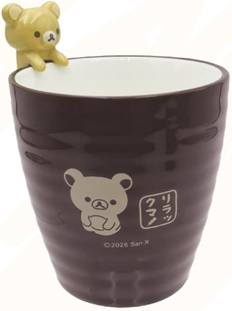 Rilakkuma Japanese-Style Teacup, Brown