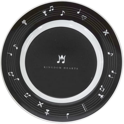 Kingdom Hearts Melody of Memory Black Pattern Plate