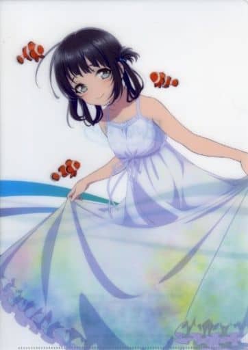 Miuna Shiodome A4 Clear File - Nagi no Asukara x IRODUKU x Aquatope Collab Exhibition Bonus