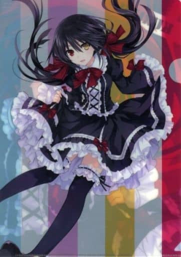 Kurumi Tokisaki A4 Clear File - Date A Live Tsunako Artbook SPIRIT (Melonbooks B