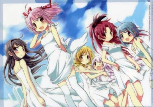 Ume Aoki Exhibition Puella Magi Madoka Magica A4 Clear File - flagments (Pre-owned)