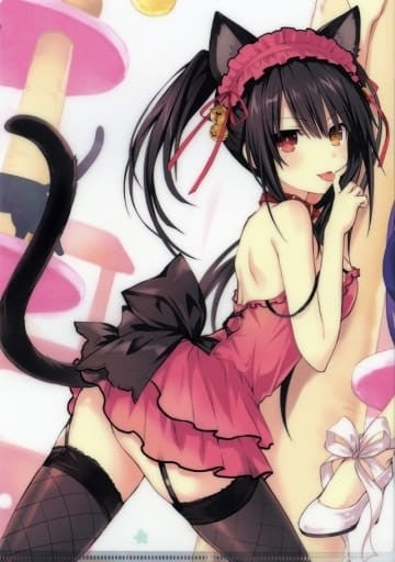 Kurumi Tokisaki A4 Clear File - Light Novel Melonbooks Bonus (Pre-owned)