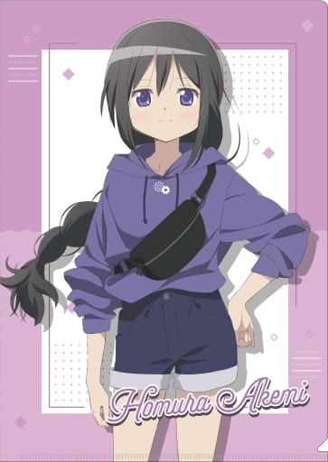 Homura Akemi (Hoodie Design) A4 Clear File - Puella Magi Madoka Magica - Movic (Pre-owned)