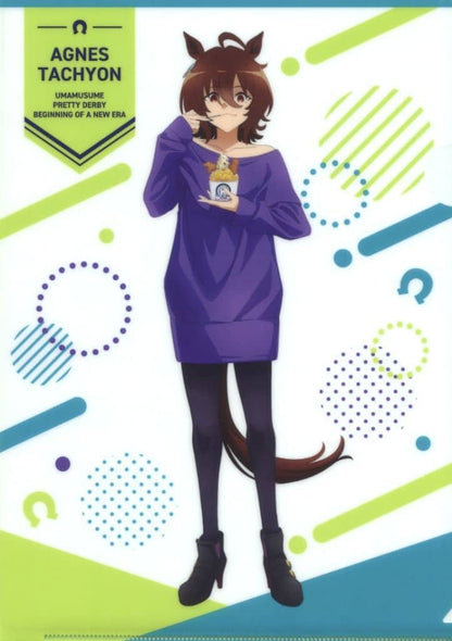 Agnes Tachyon A4 Clear File - Umamusume Pretty Derby – Beginning of a New Era × Roll Ice Cream Factory (Trend Factory) - Pre-owned