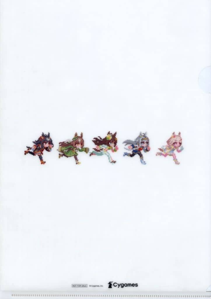 Umamusume Pretty Derby A4 Clear File - Switch Game "Nekketsu Hachamecha Daikanshasai!" Amazon.co.jp Purchase Bonus (Official Amazon/Cygames, Used)