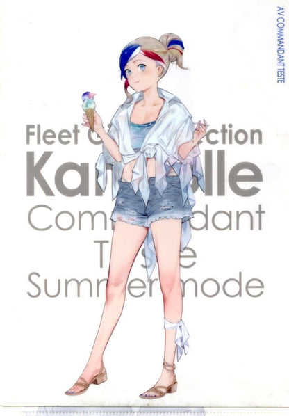 Commandant Teste KanColle Official A4 Clear File