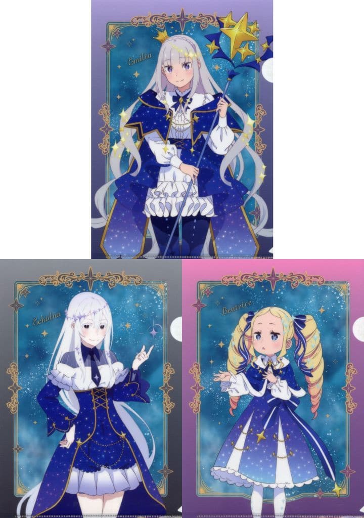 Re:ZERO Emilia Birthday Life 2024 A4 Clear File Set
