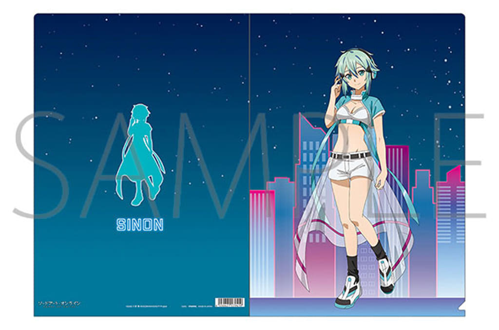 Sinon A4 Clear File - Sword Art Online
