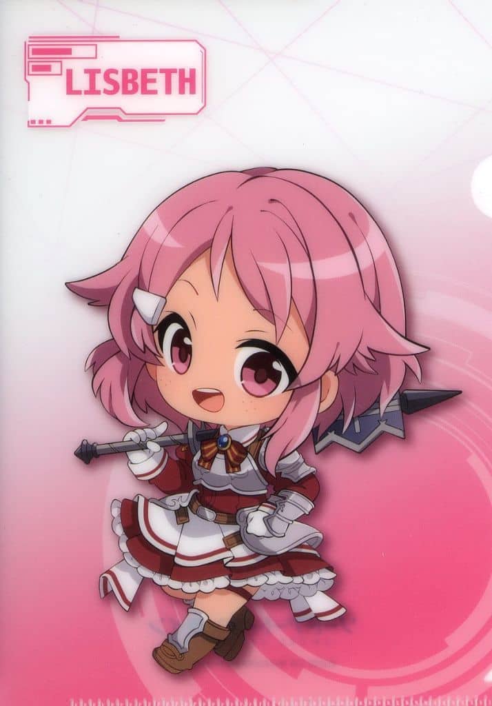 Lizbeth Sword Art Online Mini Clear File A6