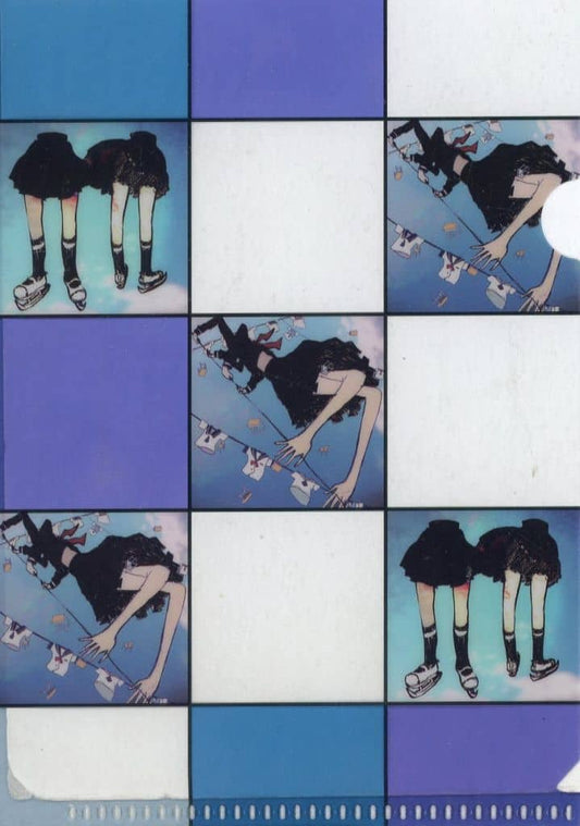 Puella Magi Madoka Magica A6 Mini Clear File (Daiso/Seria/Can Do Exclusive) - Re-Collection Used