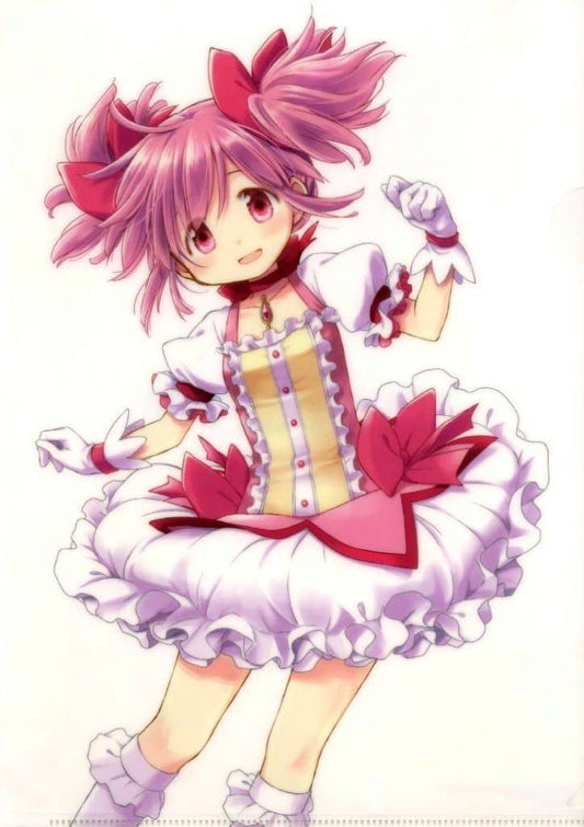 Madoka Kaname A4 Clear File - Puella Magi Madoka Magica 10th Anniversary Book Vol.1 Melonbooks Purchase Bonus (Pre-owned)