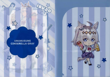 Oguri Cap A4 W-Pocket Clear File - Umamusume: Cinderella Gray Entertainment Kuji W-Pocket Clear File Prize (Pre-owned)