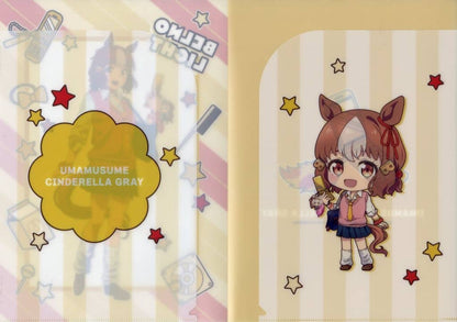 A4 W-Pocket Clear File - Berno Light - Umamusume: Cinderella Gray Entertainment Kuji Prize (Pre-owned, A4 Size)