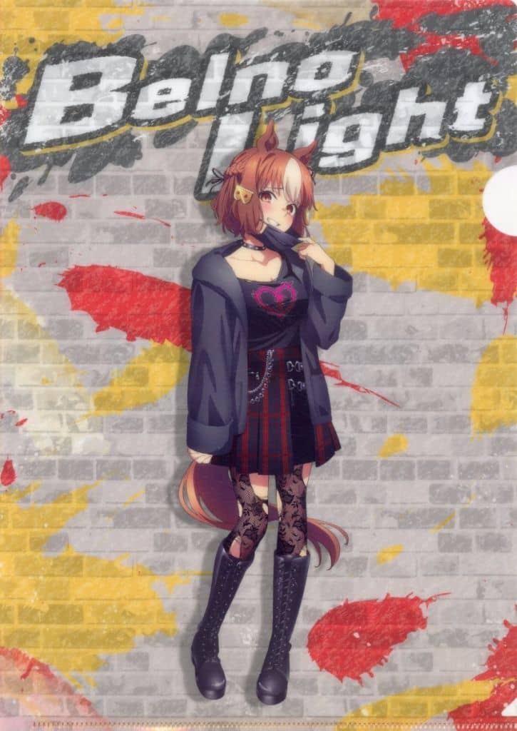 Belnorite A4 Clear File - Umamusume: Cinderella Gray POP UP SHOP -rebellious style- (Happinet) - Used