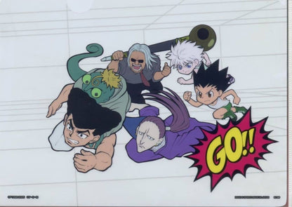 Killua Zoldyck Stationery Assortment Clear File Set from Hunter x Hunter Chimera Ant 2 Ichiban Kuji H Prize A4 2-Sheet Set