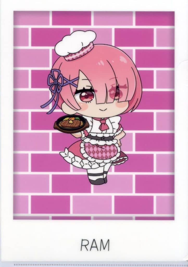 Ram A4 Clear File Re:Zero × Ikinari! Steak Bonus