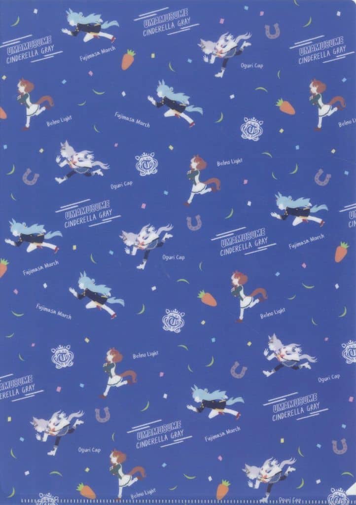 A. Group Clear File (Yuru Palette) - Umamusume: Cinderella Gray - A4 Clear Folder, Movic (Used)