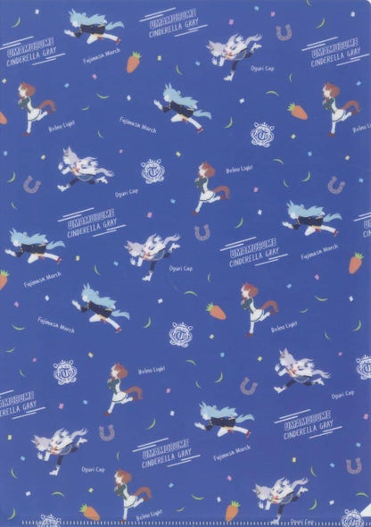 A. Group Clear File (Yuru Palette) - Umamusume: Cinderella Gray - A4 Clear Folder, Movic (Used)