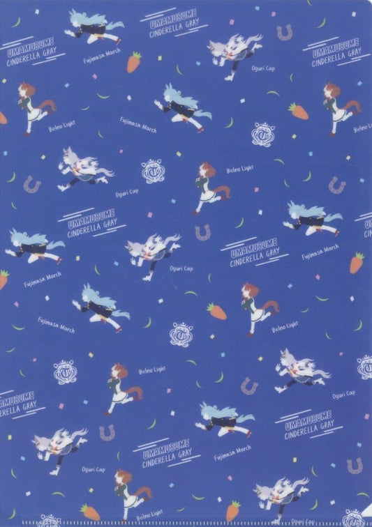 A. Group Clear File (Yuru Palette) - Umamusume: Cinderella Gray - A4 Clear Folder, Movic (Used)