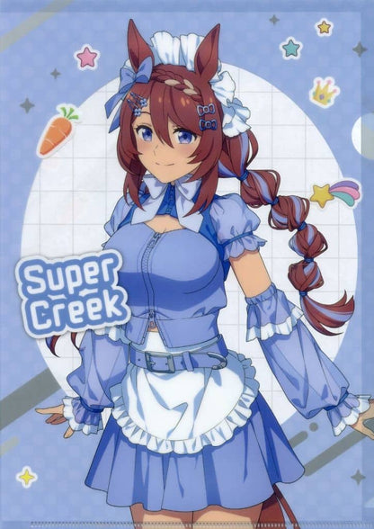 Super Creek A4 Clear File - Umamusume: Cinderella Gray Cute Jersey Collection (Bandai Namco Amusement) - Pre-owned
