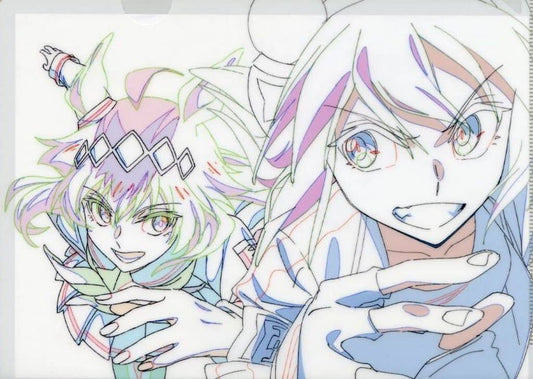 Oguri Cap & Tamamo Cross A4 Clear File - Umamusume: Cinderella Gray × AUTOBACS Collaboration (WIZARD, A4, Pre-owned)