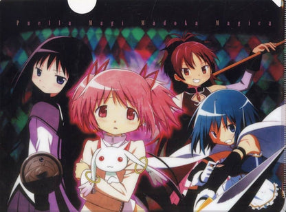 Puella Magi Madoka Magica A4 Clear File - TV Edition "Beginning of the Story / Eternal Story" Newtype Dec 2025 Magazine Supplement (KADOKAWA) - Pre-owned