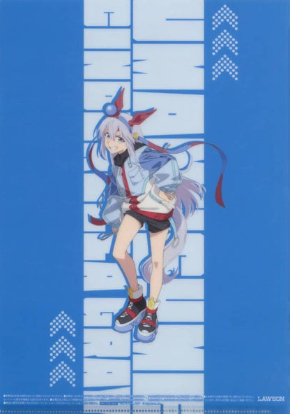 Tamamo Cross A4 Clear File — Umamusume: Cinderella Gray × Lawson Promotional Bonus (Pre-owned, A4 Size)
