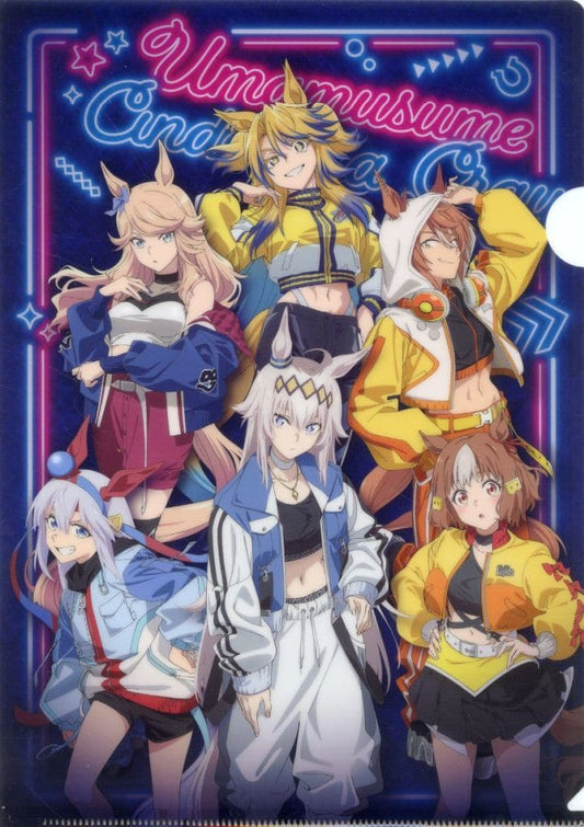 Umamusume: Cinderella Gray x Lawson A4 Clear File — Promotional Purchase Bonus (Pre-owned, Fits A4)