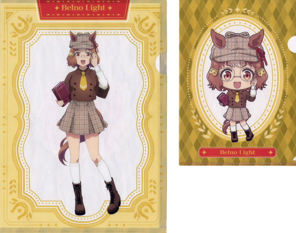 Belno Light Clear File Set A4 & A5 - Umamusume: Cinderella Gray Entame Kuji 2nd Prize (Pre-owned)