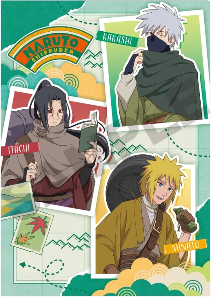Kakashi, Itachi & Minato Traveler Single Clear File - Naruto Shippuden
