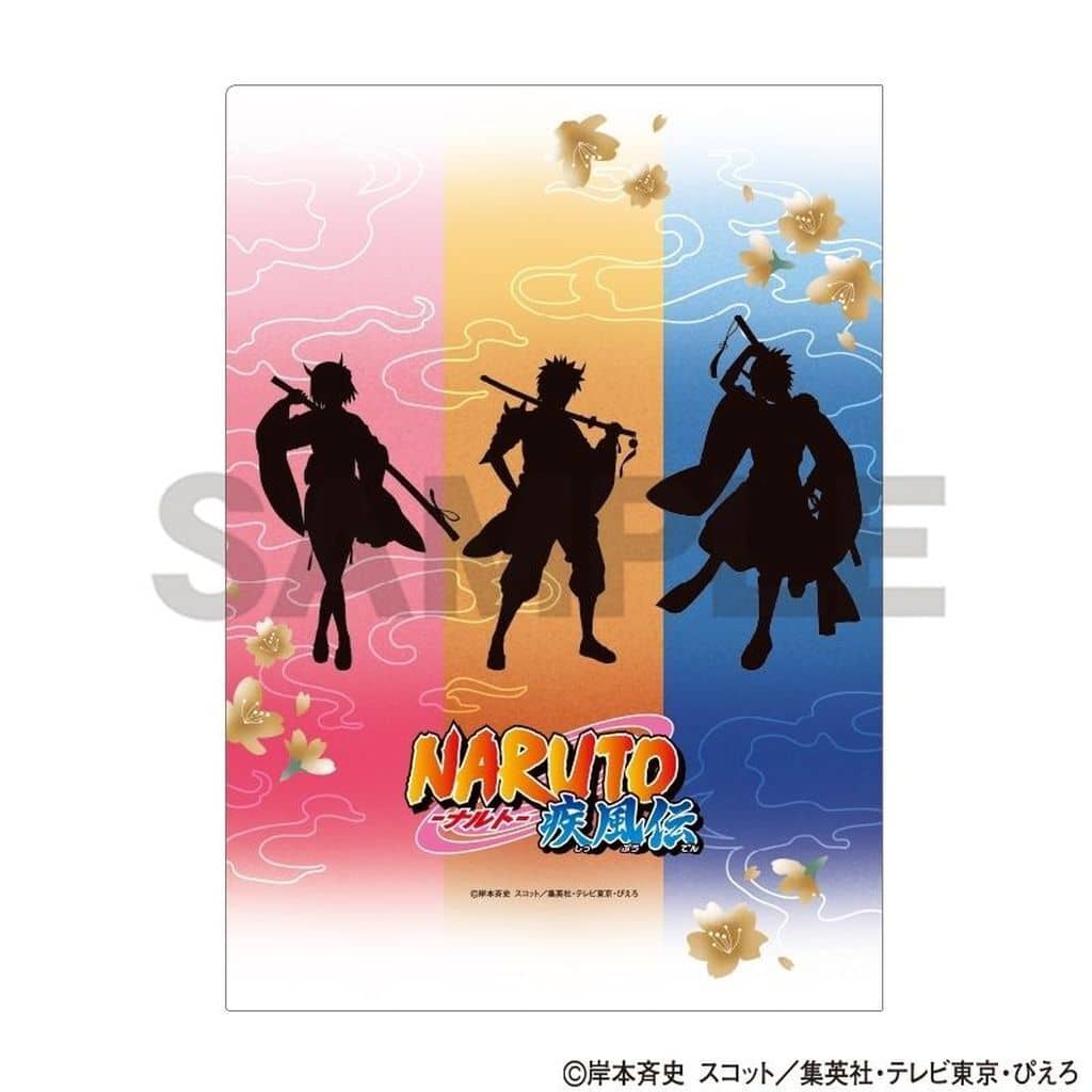 Naruto, Sasuke & Sakura Single Clear File - Oni Nuance Color - Naruto Shippuden