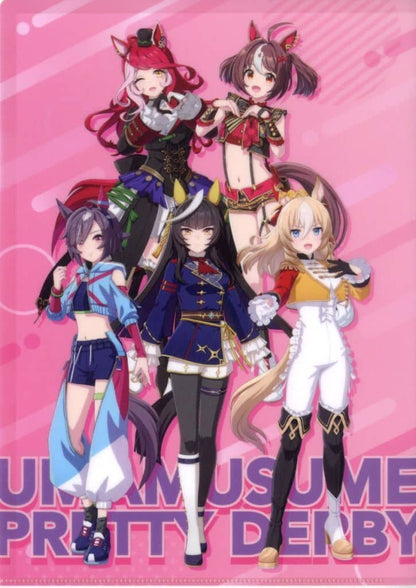 Umamusume Pretty Derby × Meiji × FamilyMart A4 Clear File - Promotional Purchase Bonus (FamilyMart, Used)
