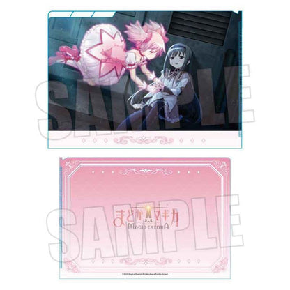 Madoka & Homura 3-Pocket Clear File - Puella Magi Madoka Magica: Magia Exedra (Bell House) Approx. 220 x 310 mm - Pre-owned