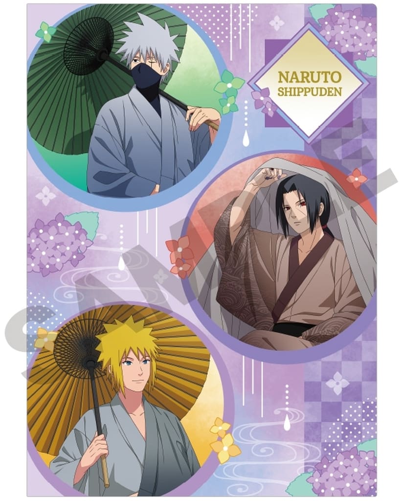 Naruto Shippuden Kakashi, Itachi & Minato A4 Clear File