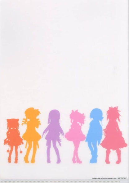 Puella Magi Madoka Magica A4 Clear File - Ume Aoki Illustration Movie Ticket Bonus #2 (Pre-owned)
