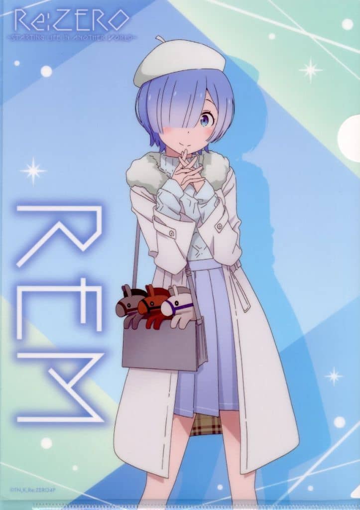 Rem A4 Clear File Re:Zero x 7-Eleven Bonus