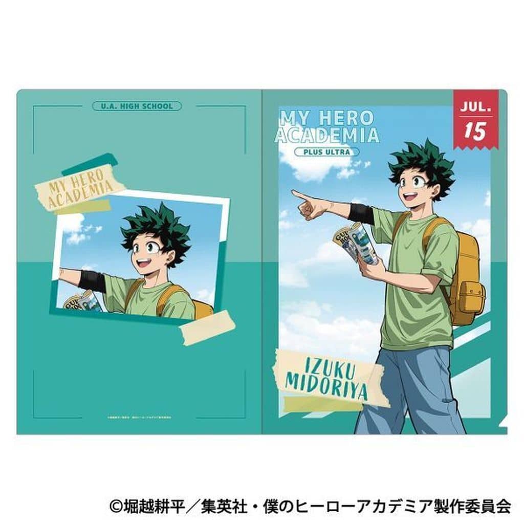 Izuku Midoriya A4 Clear File My Hero Academia