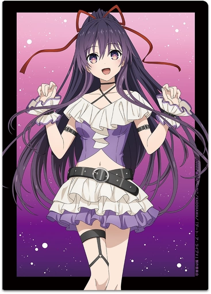 Yatogami Toka A4 Clear File Gothic Punk White Ver. Date A Live V