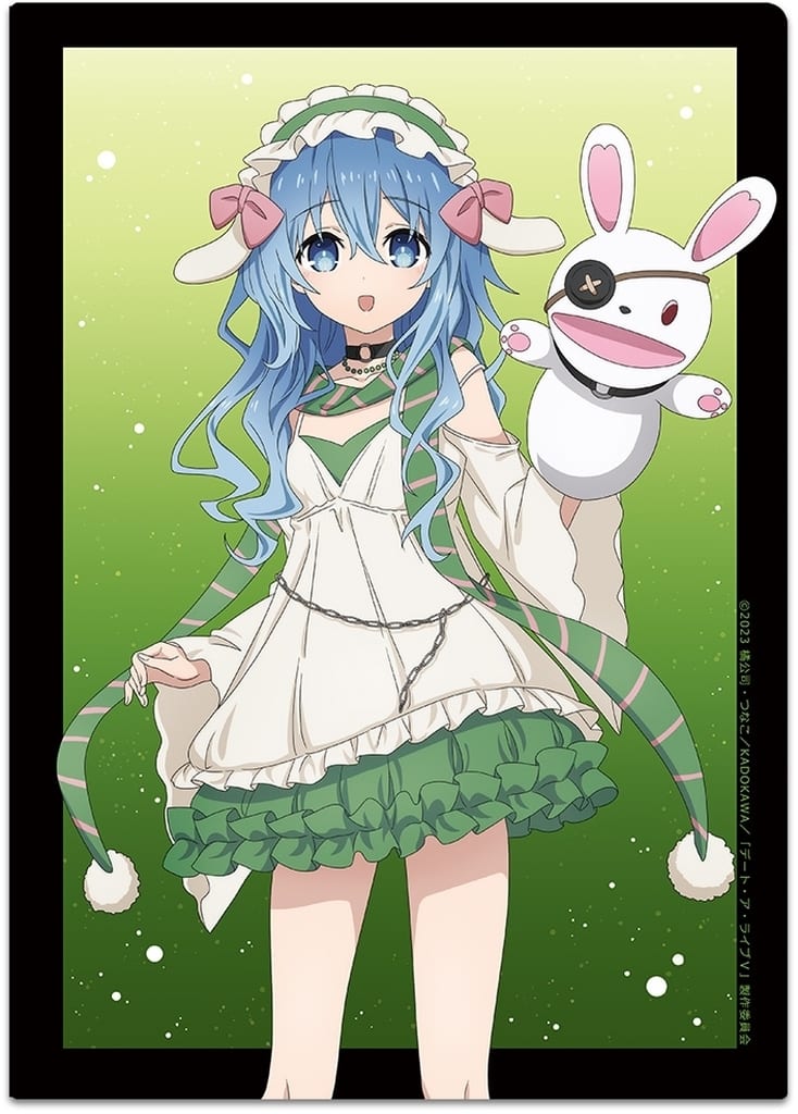 Yoshino A4 Clear File Gothic Punk White Ver. Date A Live V