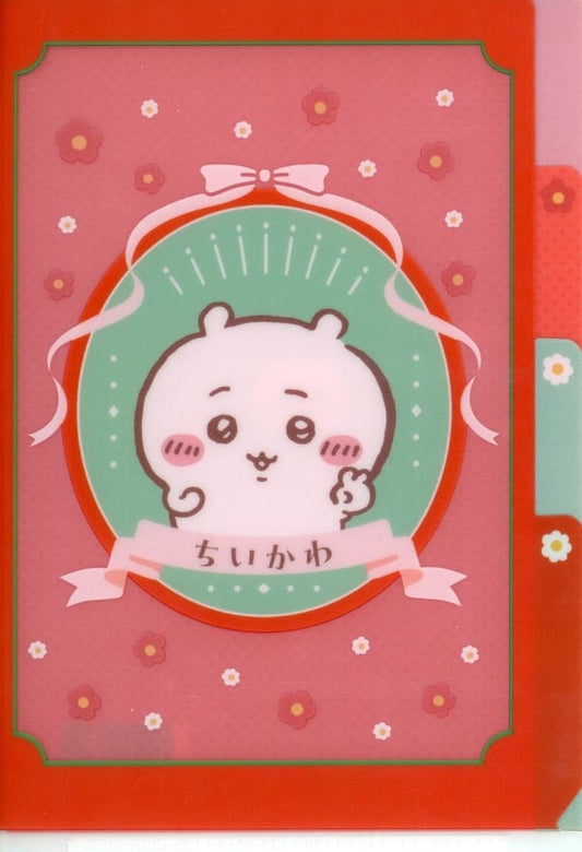 Chiikawa (Peace) A6 Clear File 4, 3-Pocket
