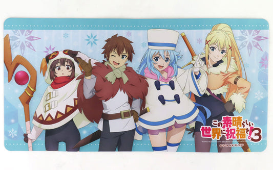 KonoSuba 3 Winter Outfit Group Desk Mat