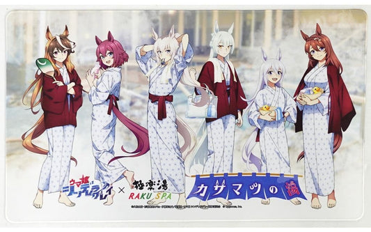 Umamusume: Cinderella Gray Collab Desk Mat — GK Marketing — Gokurakuyu RAKU SPA Kasamatsu no Yu Online-Exclusive (60×35cm, 3mm) (Pre-owned)