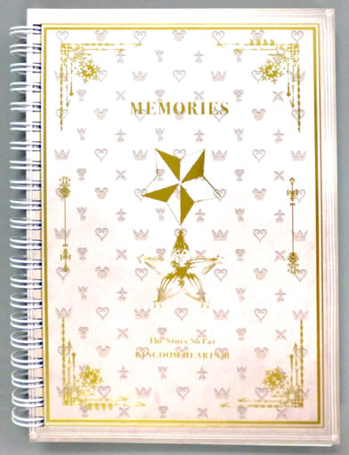 Kingdom Hearts III MEMORIES White Original Ring Notebook