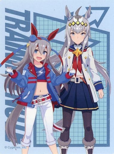 Oguri Cap & Tamamo Cross A5 Ring Notebook with Limited Sticker — Umamusume Pretty Derby × 7-Eleven (Pre-owned, A5, 60 pages)