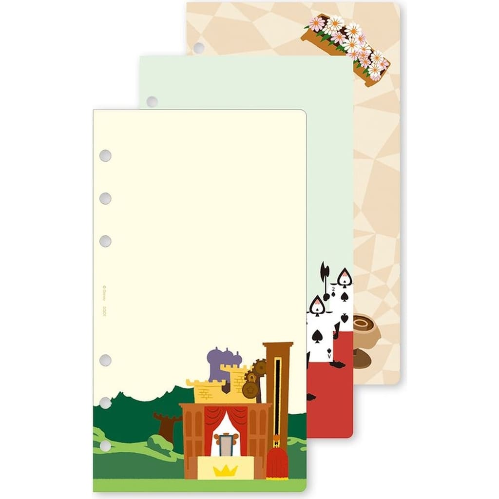 Kingdom Hearts Wonderland Refill Notebook, Bible Size, Square Enix, Pre-owned